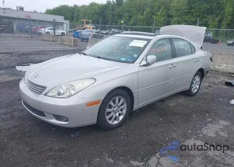 2003 Lexus Es 300 from USA, damaged, VIN JTHBF30GX35041005